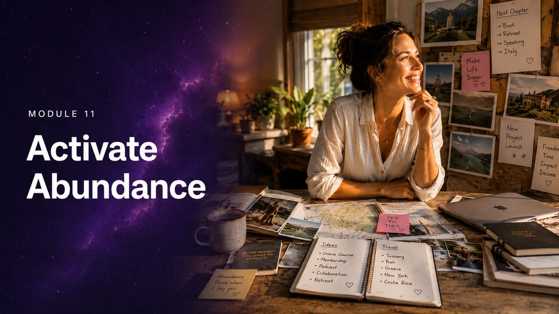 Module 11: Activate Abundance